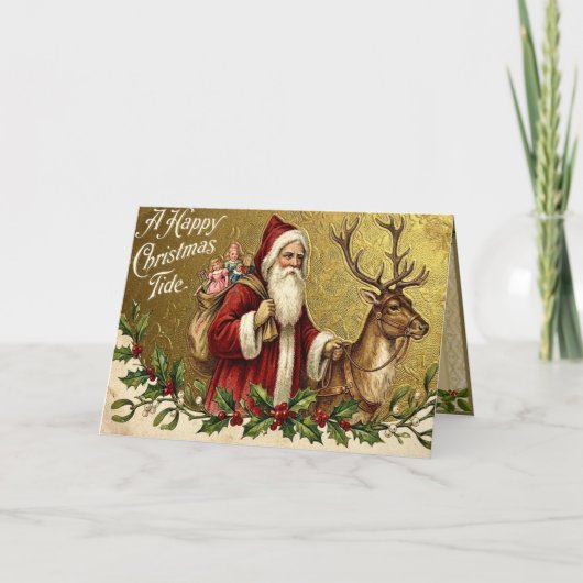 A Happy Christmas Tide シーズンカード (正面)