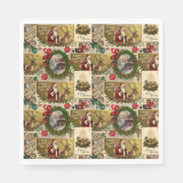 A Happy Christmas Tide スタンダードランチョンナプキン