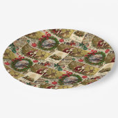 A Happy Christmas Tide ペーパープレート (アングル)