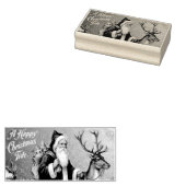 A Happy Christmas Tide ラバースタンプ (押印)
