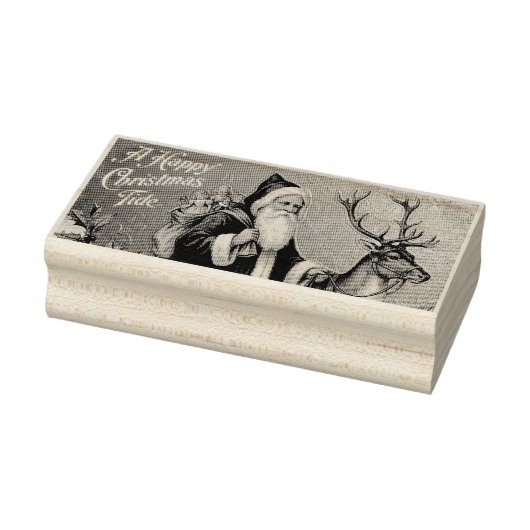 A Happy Christmas Tide ラバースタンプ (スタンプ)