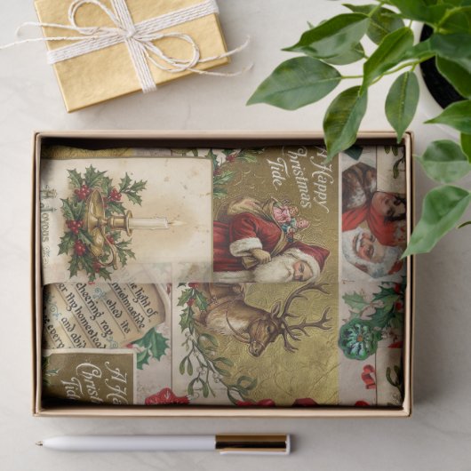 A Happy Christmas Tide 薄葉紙 (ギフト)