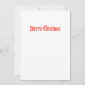 A Happy Christmas, vintage illustration, カード (裏面)