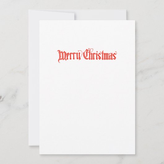 A Happy Christmas, vintage illustration, カード (裏面)