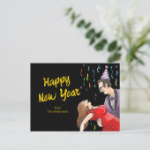 A happy dance for the New Year's party シーズンポストカード (スタンド正面)