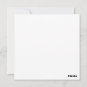 A Happy Dog Cute Dog Card 案内状 (裏面)