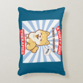 A Happy Dog Shiba cute dog アクセントクッション (正面(垂直))