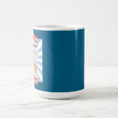 A Happy Dog Shiba cute dog コーヒーマグカップ (中央)