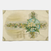 A Happy Easter to You - Antique Postcard,  キッチンタオル (横)