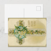A Happy Easter to You - Antique Postcard,  ポストカード (正面/裏面)