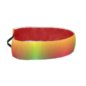 A headband with a vibrant rainbow gradient アスレチックヘッドバンド (左)