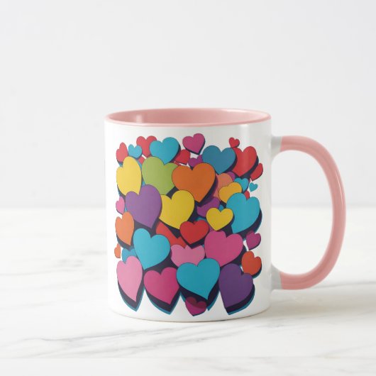 A Heap of Love Personalized Mug マグカップ (右)