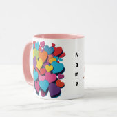 A Heap of Love Personalized Mug マグカップ (正面左)