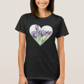 A Heart for Spring  Crocus Tシャツ (正面)