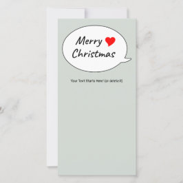 A heartfelt Merry Christmas シーズンカード