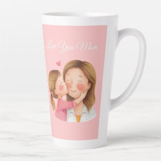 A Heartfelt Tribute for the Best Mom Ever カフェラテマグ