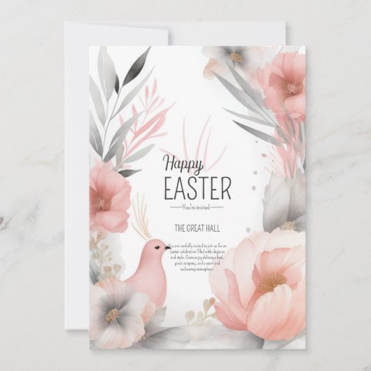 A Heartwarming Easter Celebration 招待状 (正面)