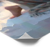 A Holiday祈りの言葉、クリスチャン・アート、祈イエス ポスター (角)