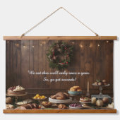 A Holiday Feast That's Twice as Nice 吊り下げ型タペストリー (正面)