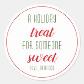 A Holiday Treat for Somone Sweet Halloween ラウンドシール (正面)