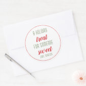 A Holiday Treat for Somone Sweet Halloween ラウンドシール (封筒)