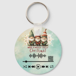 「A Holly」キーすてきチェーンのスキャン キーホルダー