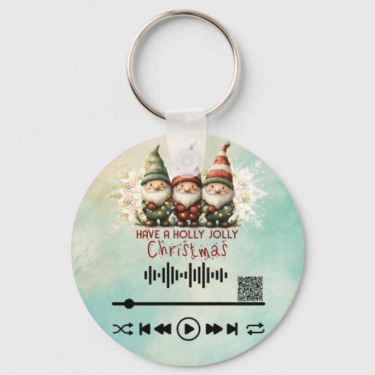 「A Holly」キーすてきチェーンのスキャン キーホルダー (裏面)