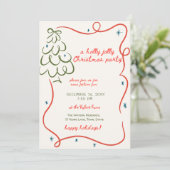 A holly jolly Whimsical christmas party 招待状 (スタンド正面)