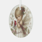 A Holly-Touched Moment of Magic ガラスオーナメント (正面左)