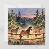 A Horse Ranch Country Christmas シーズンカード (正面)