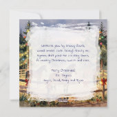 A Horse Ranch Country Christmas シーズンカード (裏面)