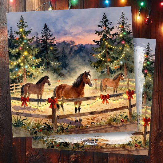 A Horse Ranch Country Christmas シーズンカード