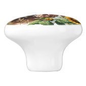 A Horse, Rustic Barn and Sunflowers セラミックノブ (側面)