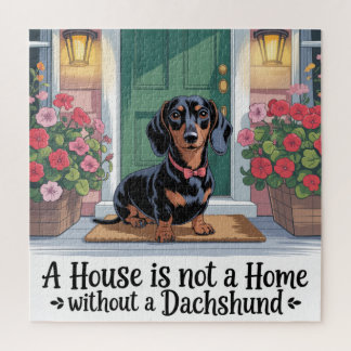 A House Is Not A Home Without A Dachshund ジグソーパズル