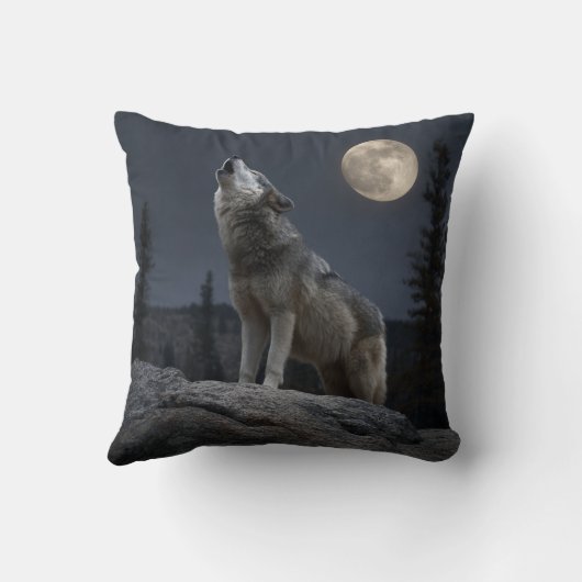 A Howling Wolf クッション (裏面)