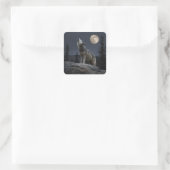 A Howling Wolf スクエアシール (バッグ)