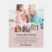 A Hug From The Photo Memorial Keepsake フリースブランケット (正面)