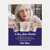 A Hug From The Photo Memorial Keepsake フリースブランケット (正面)