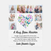 A Hug From The Photo Memorial Keepsake フリースブランケット (正面)