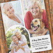A Hug From The Photo Memorial Keepsake フリースブランケット