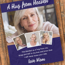 A Hug From The Photo Memorial Keepsake フリースブランケット