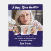 A Hug From The Photo Memorial Keepsake フリースブランケット (正面)