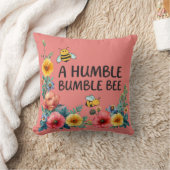 A Humble Bumble Bee クッション (ブランケット)