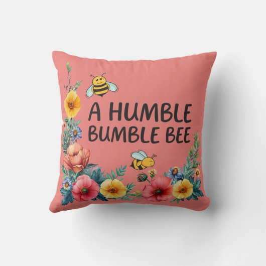 A Humble Bumble Bee クッション (裏面)