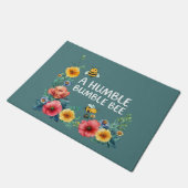A Humble Bumble Bee ドアマット (アングル)