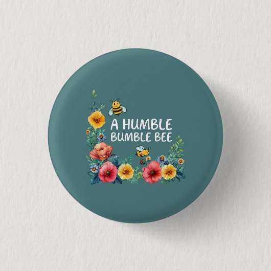 A Humble Bumble Bee 缶バッジ (正面)