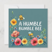 A Humble Bumble Bee Flat Card (正面)