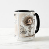  A Humorous Sketch on Healthcare Burnout マグカップ (正面右)