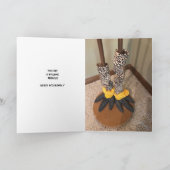 A humorous walking miracle カード (内部)