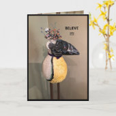 A humorous walking miracle カード (黄色い花)